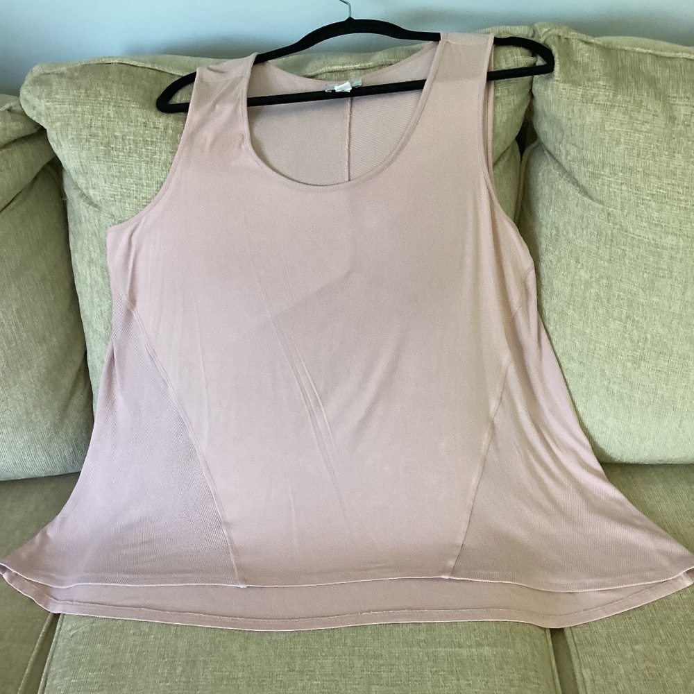 Dress barn 1x soft rose sleeveless tank top